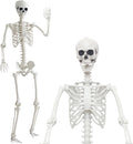 7.9 ft Posable Full-Size Skeleton, Halloween outdoor decoration